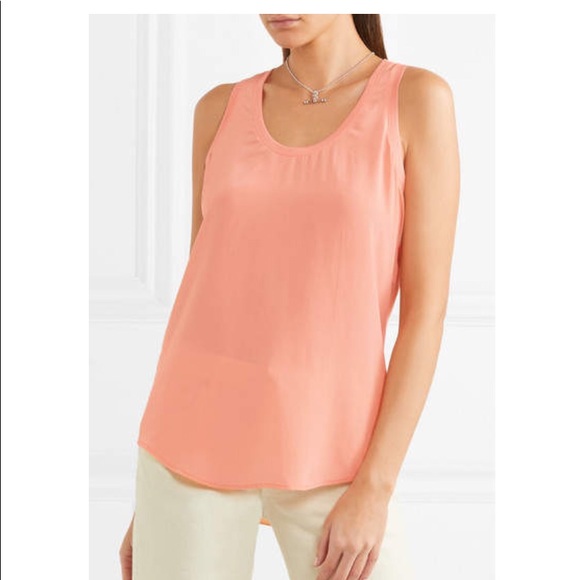 Equipment Mel Washed-silk Tank Peach - Picture 2 of 10